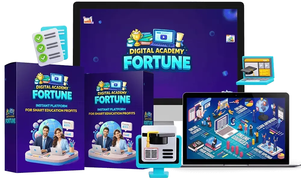 Digital Academy Fortune - DFY Platform to Sell Courses & Ebooks